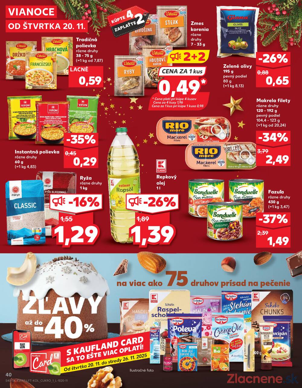 Leták Kaufland
		  platný do 26.11.2025 - strana 40