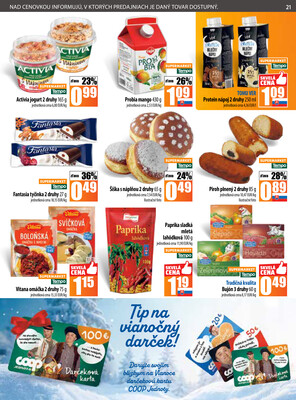 Leták COOP Jednota Slovensko
		  platný do 26.11.2025 - strana 21
