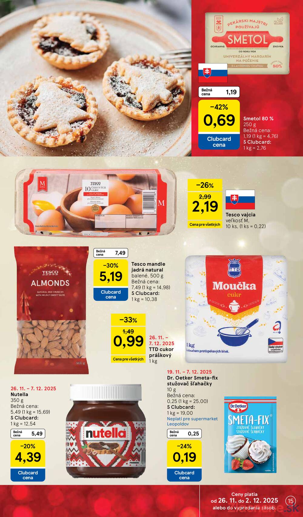 Leták Tesco - Tesco supermarkety od 26.11. do 2.12.2025 - strana 15