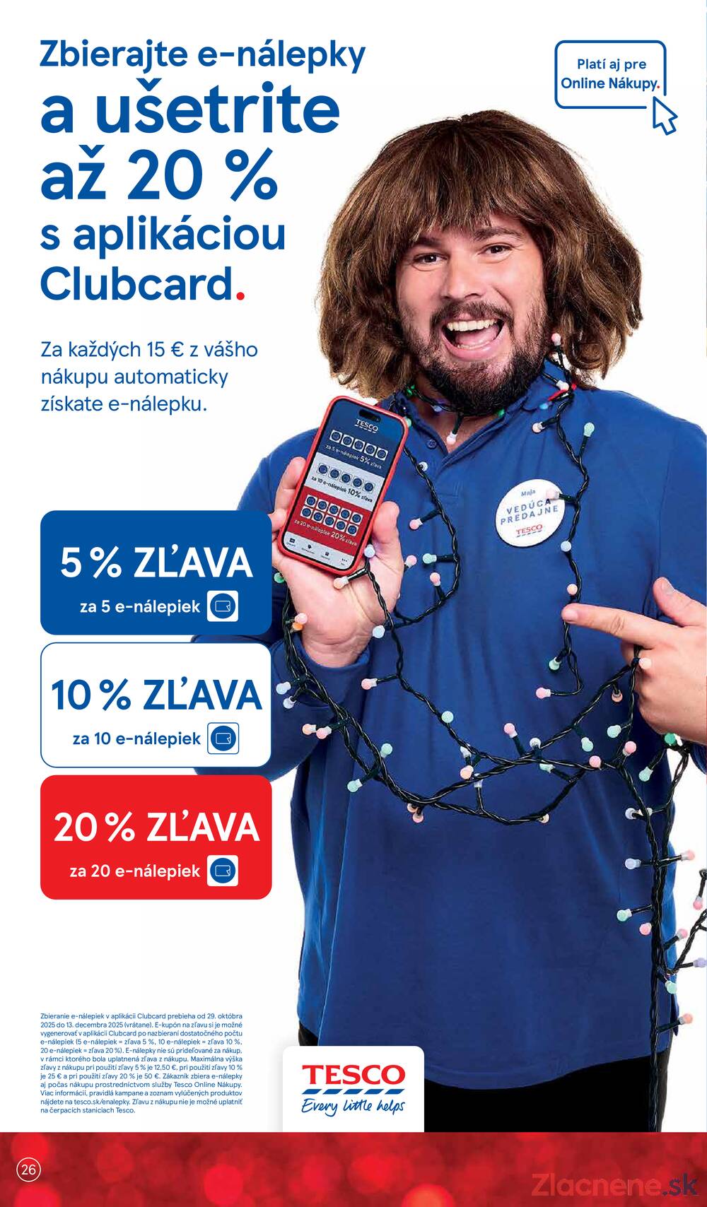 Leták Tesco - Tesco supermarkety od 26.11. do 2.12.2025 - strana 26 Leták Tesco - Tesco supermarkety od 26.11. do 2.12.2025 - strana 26