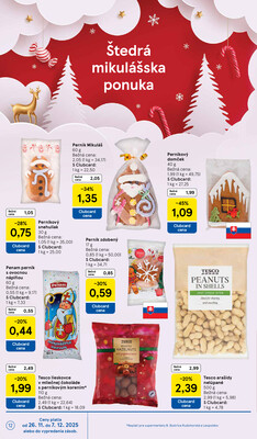 Tesco supermarkety od 26.11. do 2.12.2025