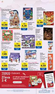 Tesco supermarkety od 26.11. do 2.12.2025