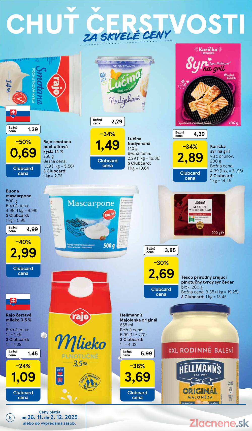 Leták Tesco - Tesco malé hypermarkety od 26.11. do 2.12.2025 - strana 6 Leták Tesco - Tesco malé hypermarkety od 26.11. do 2.12.2025 - strana 6