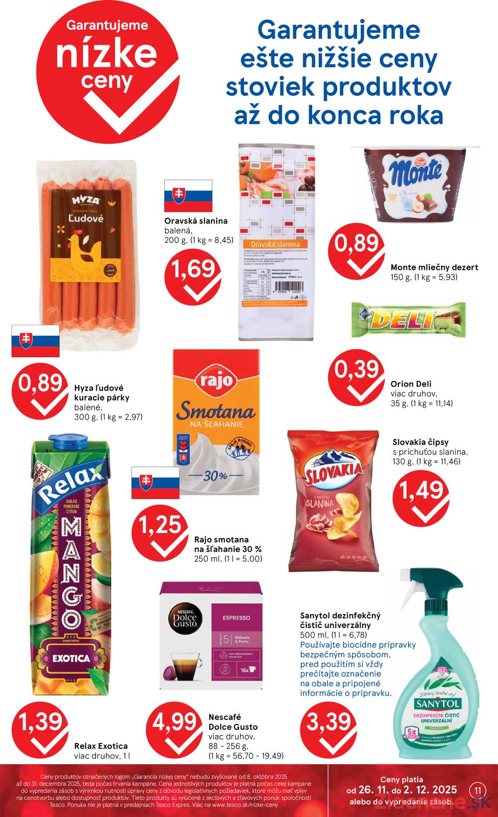 Leták Tesco - Tesco malé hypermarkety od 26.11. do 2.12.2025 - strana 11