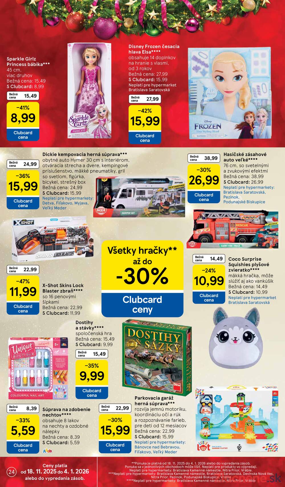 Leták Tesco
		  platný do 2.12.2025 - strana 24