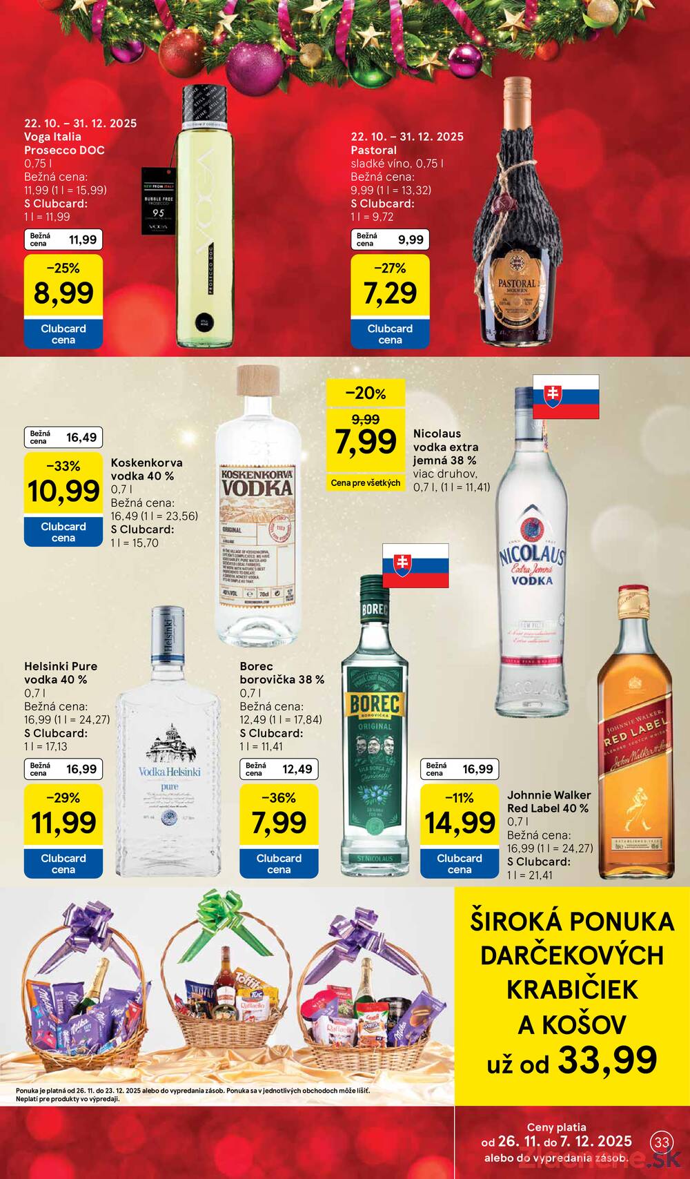 Leták Tesco - Tesco malé hypermarkety od 26.11. do 2.12.2025 - strana 33