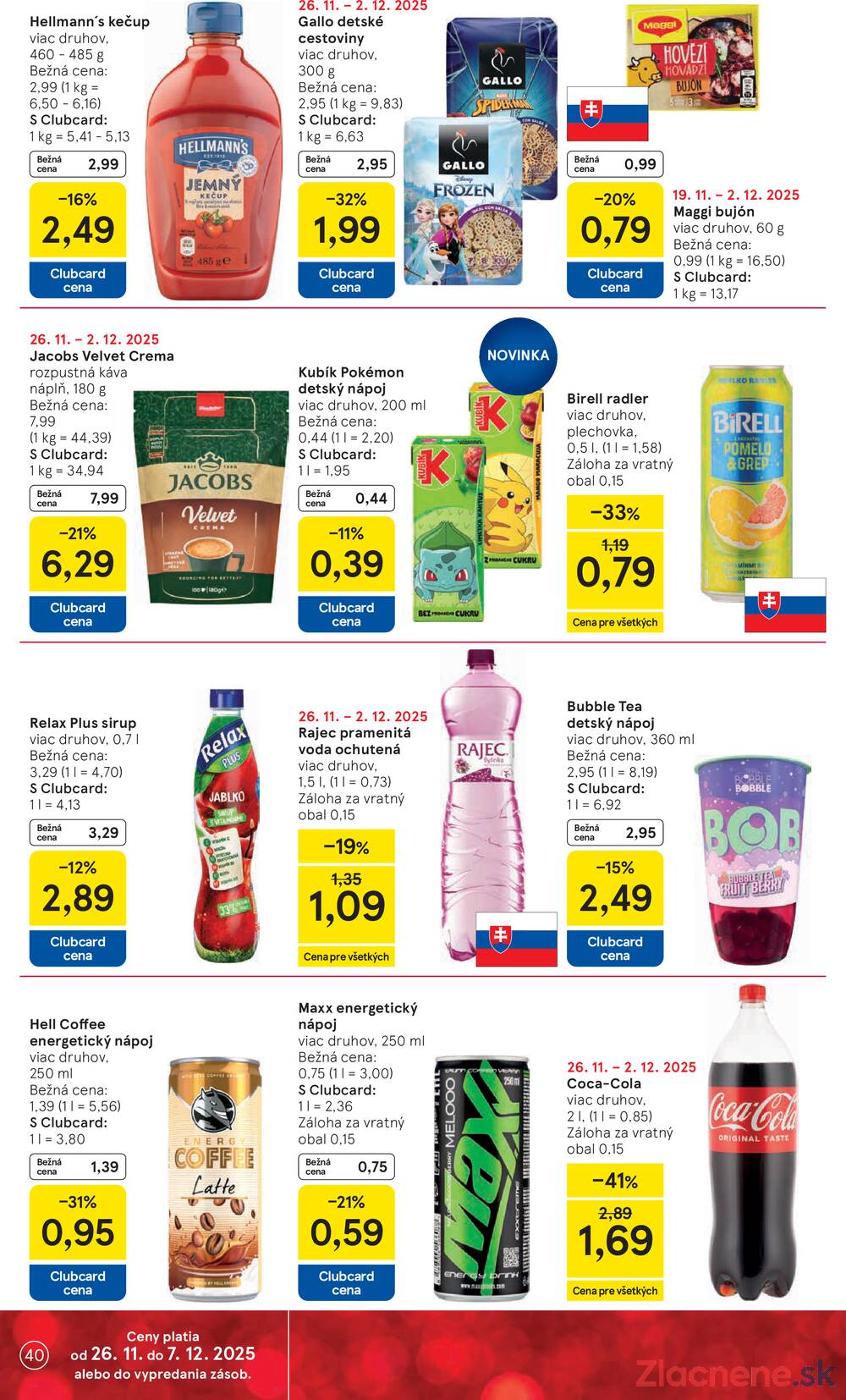 Leták Tesco - Tesco malé hypermarkety od 26.11. do 2.12.2025 - strana 40