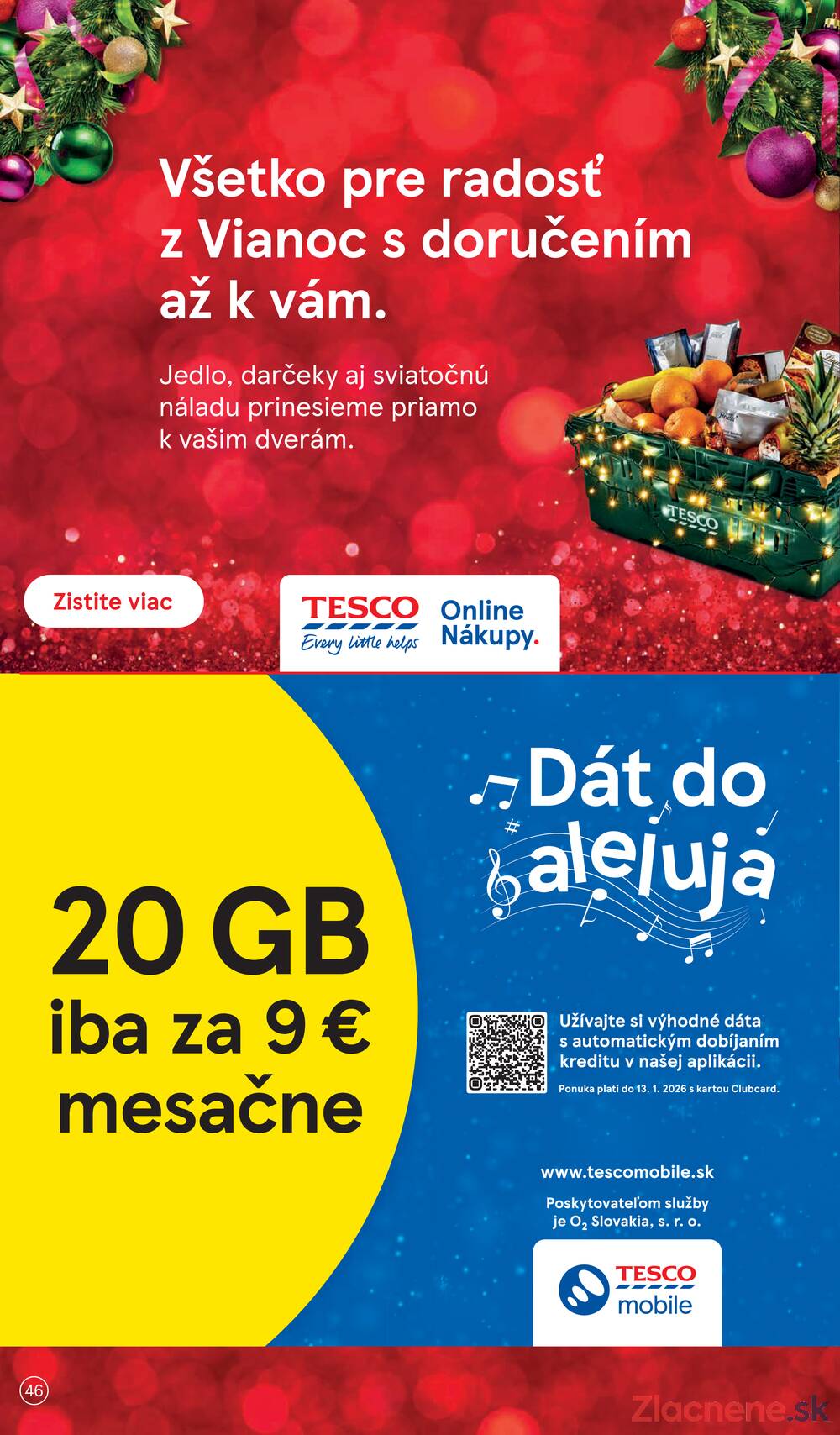 Leták Tesco - Tesco malé hypermarkety od 26.11. do 2.12.2025 - strana 46 Leták Tesco - Tesco malé hypermarkety od 26.11. do 2.12.2025 - strana 46