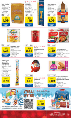 Tesco malé hypermarkety od 26.11. do 2.12.2025
