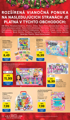 Tesco SPECIÁL velké hypermarkety  od 25.11. do 24.12.2025