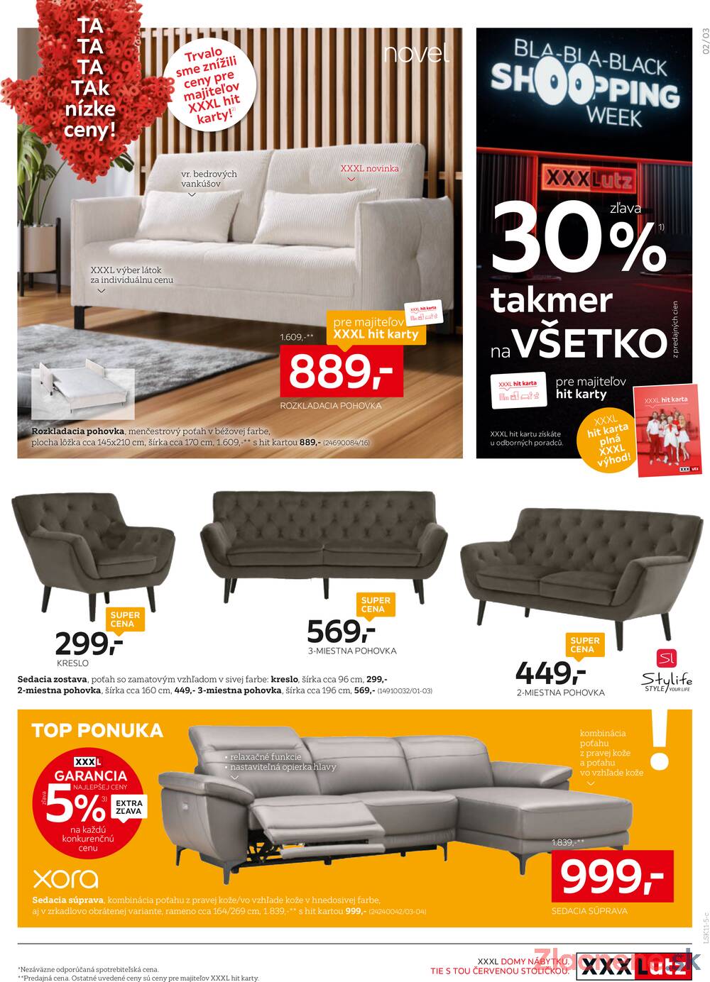 Leták XXXLutz
platný do 7.12.2025 - strana 3