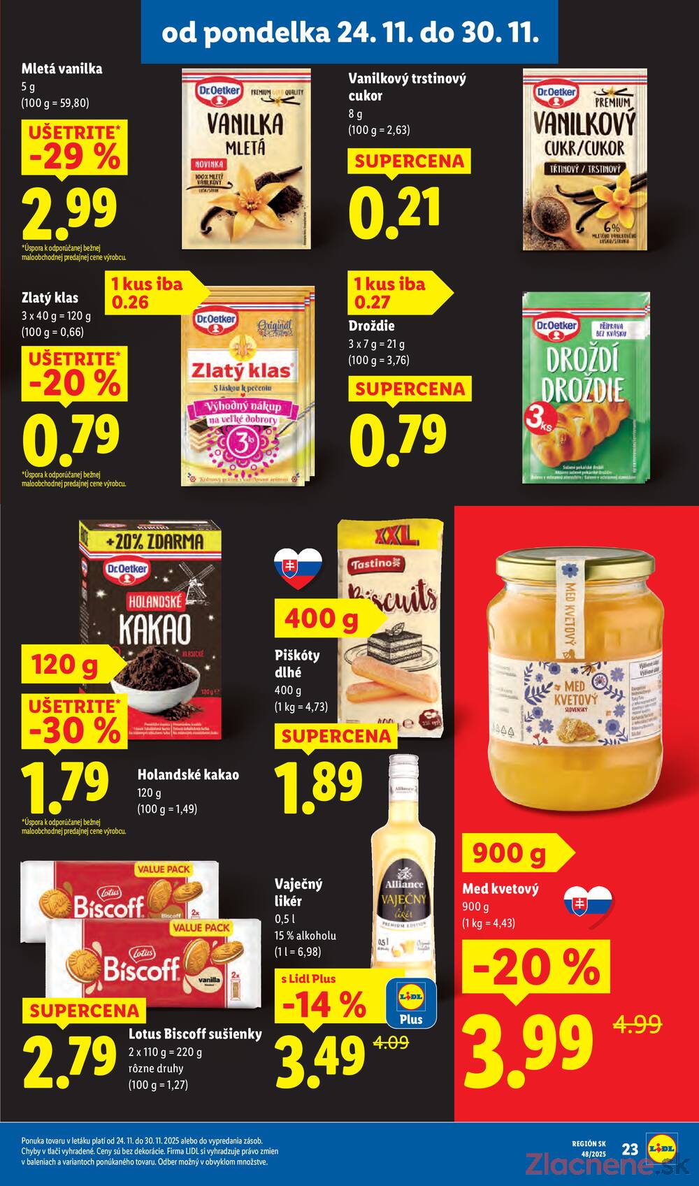 Leták Lidl
		  platný do 30.11.2025 - strana 25