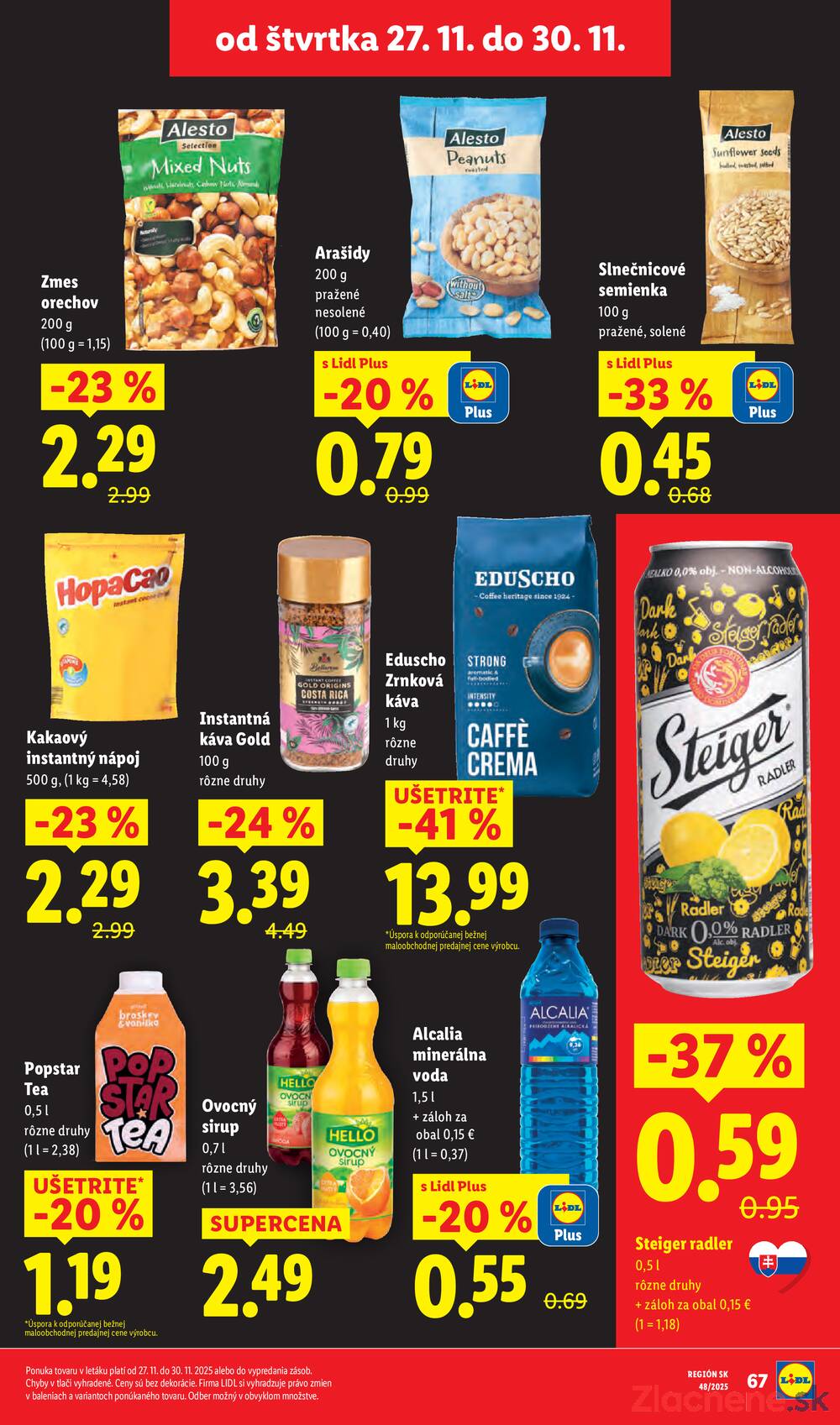 Leták Lidl
		  platný do 30.11.2025 - strana 67