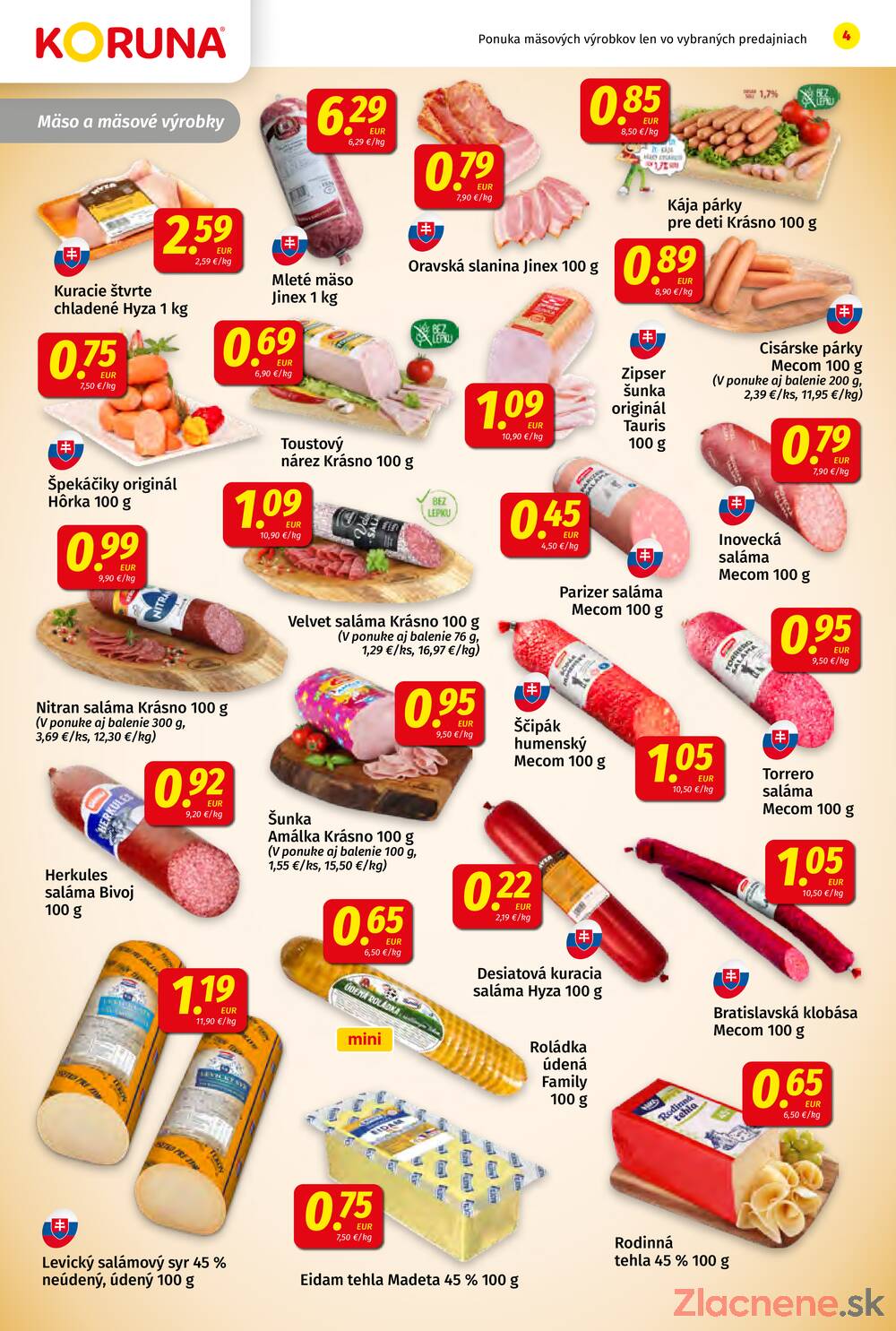 Leták KORUNA
platný do 3.12.2025 - strana 4