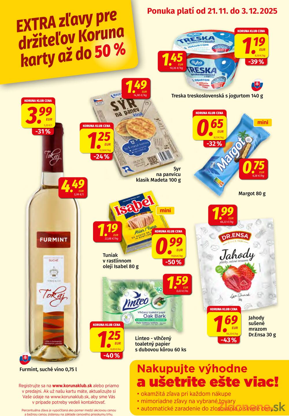 Leták KORUNA
platný do 3.12.2025 - strana 9
