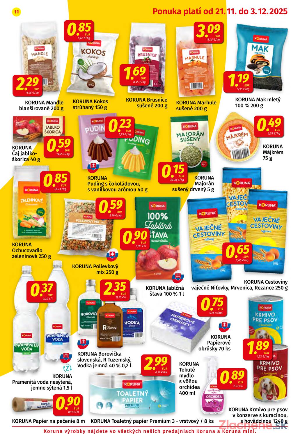 Leták KORUNA - KORUNA do 3.12. - strana 11