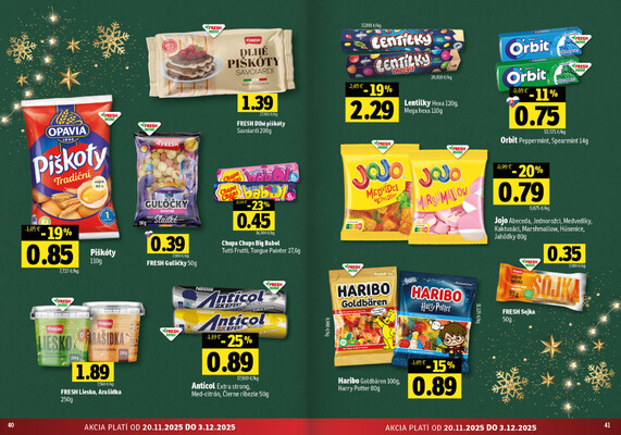 Leták Fresh
		  platný do 3.12.2025 - strana 21