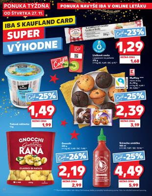 Kaufland 27.11. - 3.12. - Kaufland Brezno
