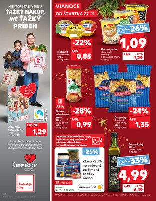 Kaufland 27.11. - 3.12. - Kaufland Brezno