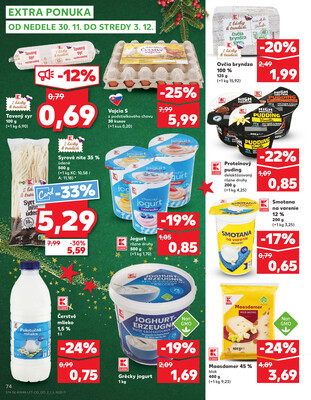 Kaufland 27.11. - 3.12. - Kaufland Bardejov