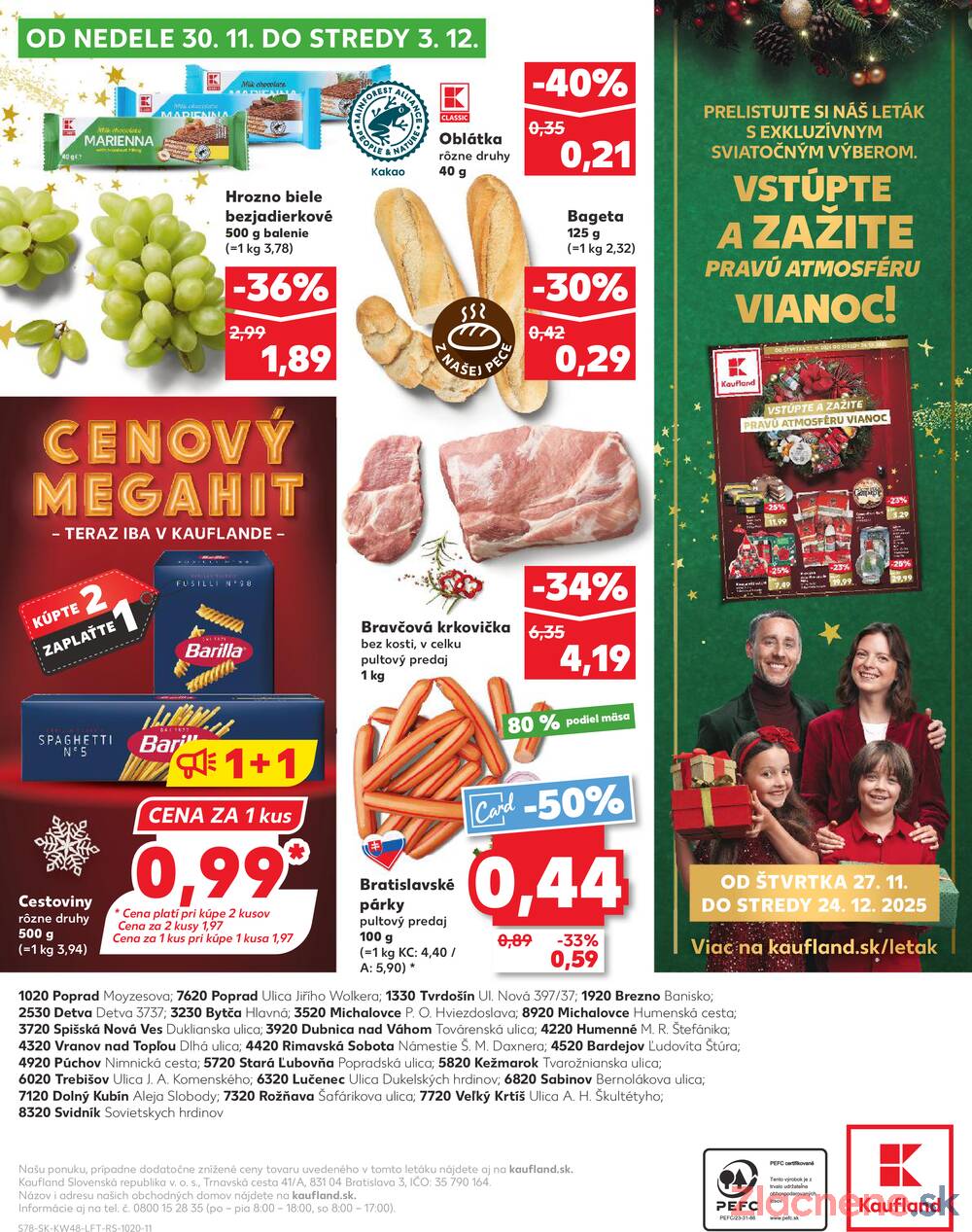Leták Kaufland
		  platný do 3.12.2025 - strana 78