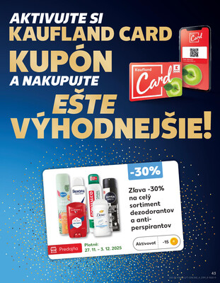 Kaufland 27.11. - 3.12. - Kaufland Bratislava - Petržalka