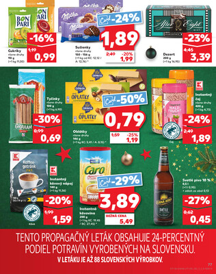 Kaufland 27.11. - 3.12. - Kaufland  Bratislava - Zahorska Bystrica