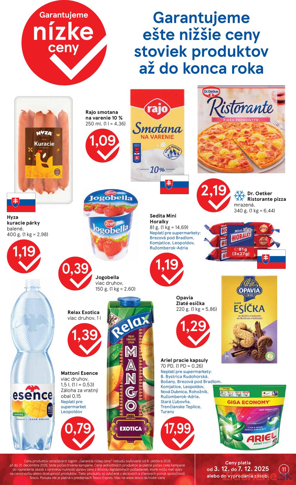 Leták Tesco
		  platný do 7.12.2025 - strana 11