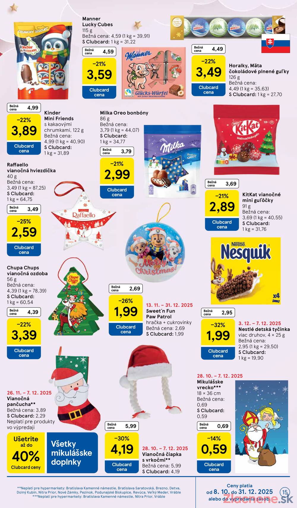 Leták Tesco
		  platný do 7.12.2025 - strana 15