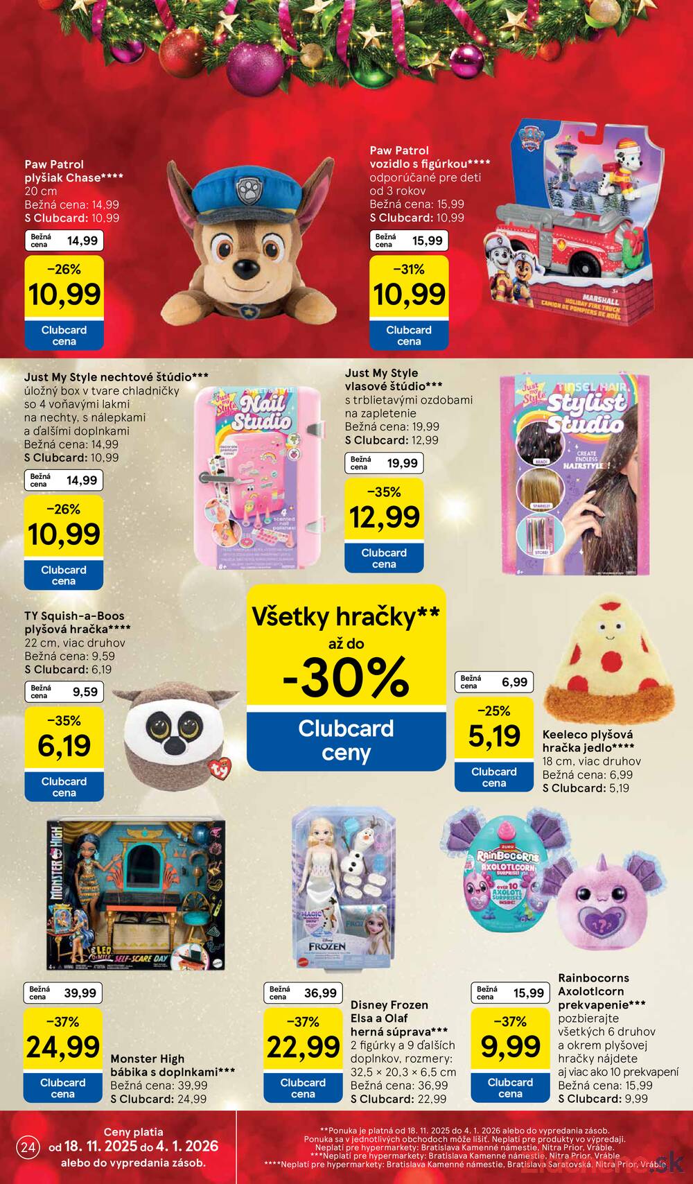 Leták Tesco
		  platný do 7.12.2025 - strana 24