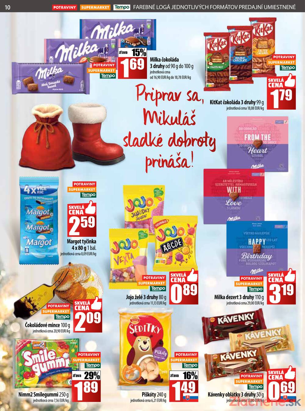 Leták COOP Jednota Slovensko
		  platný do 3.12.2025 - strana 10