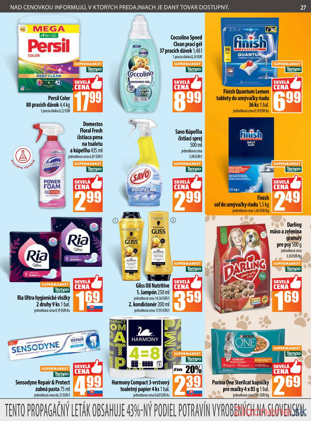 Leták COOP Jednota Slovensko
		  platný do 3.12.2025 - strana 27