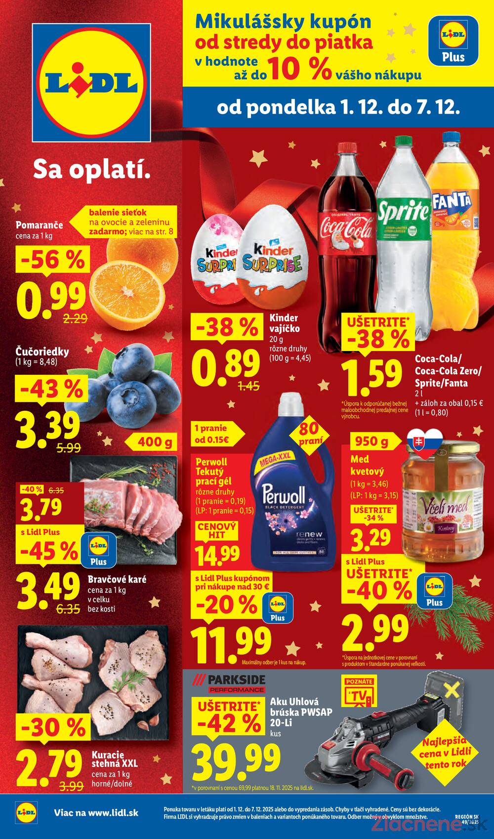 Leták Lidl
		  platný do 7.12.2025 - strana 1
