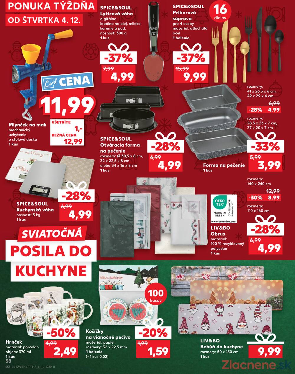 Leták Kaufland
		  platný do 10.12.2025 - strana 58