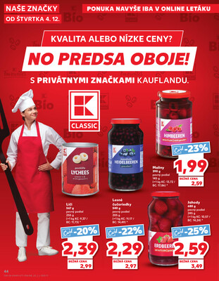 Kaufland 4.12. - 10.12. - Kaufland Piešťany