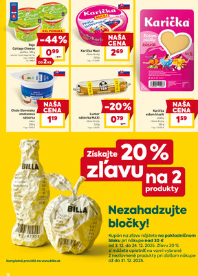 Billa od 3.12. do 9.12.2025
