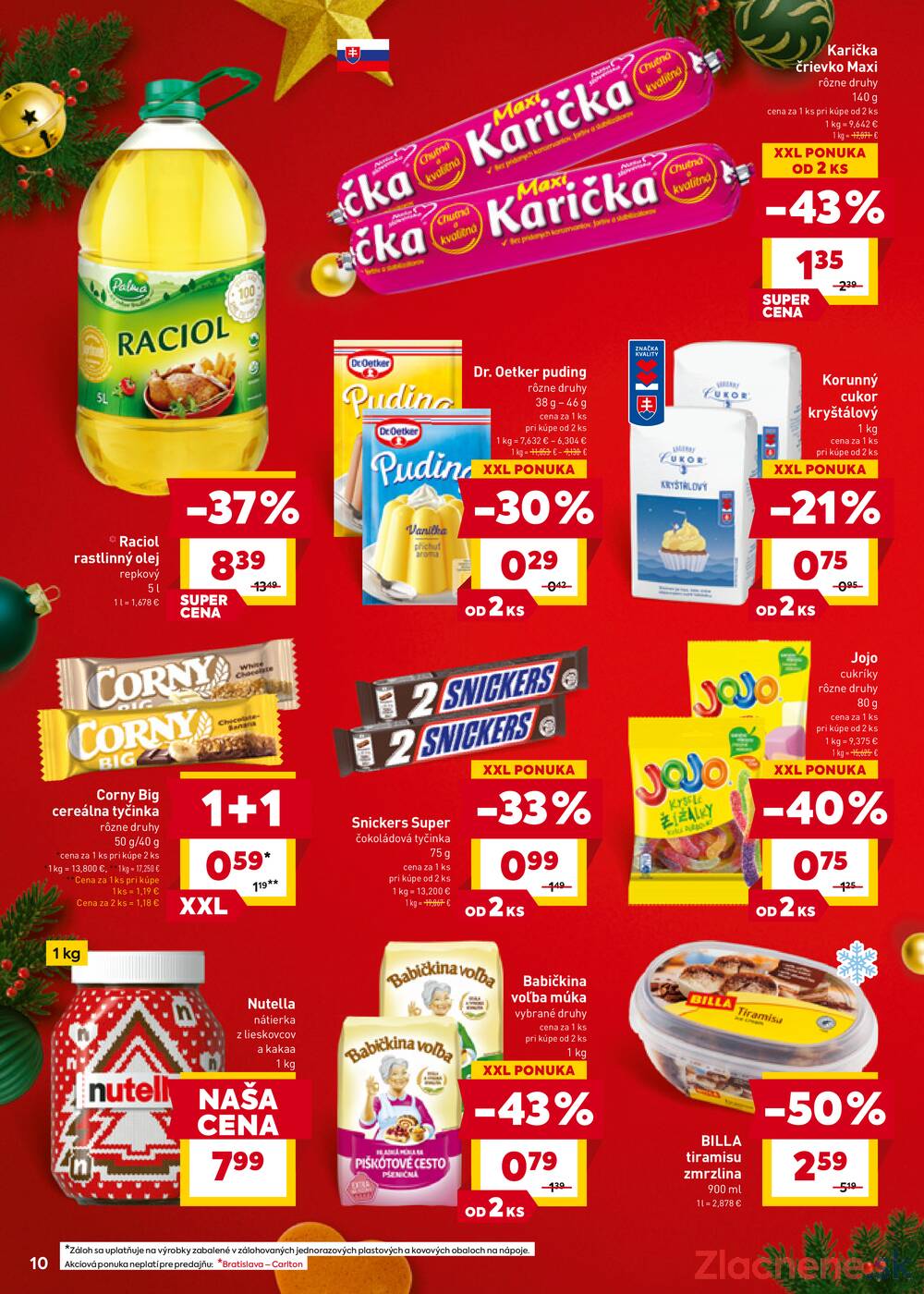 Leták Billa - Billa od 10.12. do 16.12.2025 - strana 10