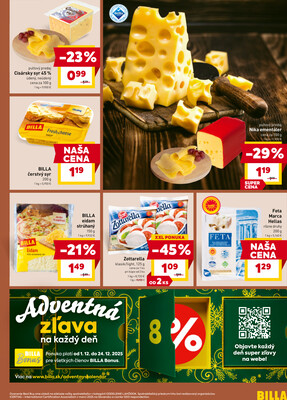 Billa od 10.12. do 16.12.2025