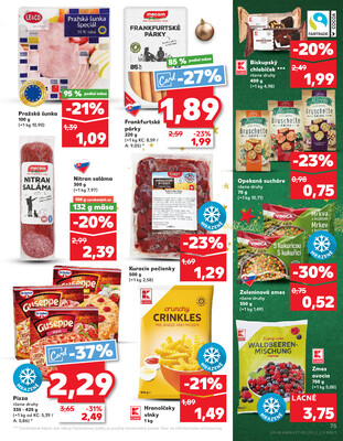 Kaufland 11.12. - 17.12. - Kaufland Poprad - Jiřího Wolkera