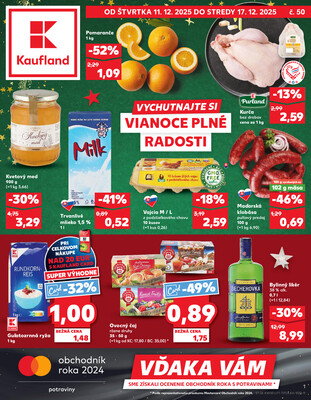 Leták Kaufland 11.12. - 17.12. - Kaufland Trnava - Nová ul.