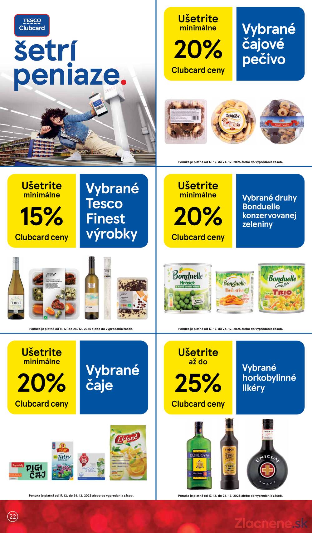Leták Tesco - Tesco supermarkety od 17.12. do 24.12.2025 - strana 22