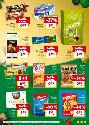 Billa od 17.12. do 23.12.2025