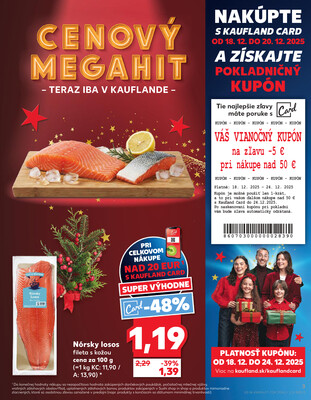 Kaufland 18.12. - 24.12. - Kaufland Spišská Nová Ves