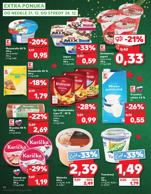 Kaufland 18.12. - 24.12. - Kaufland Hlohovec