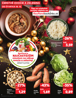 Kaufland 18.12. - 24.12. - Kaufland Bratislava - Podunajské Biskupice