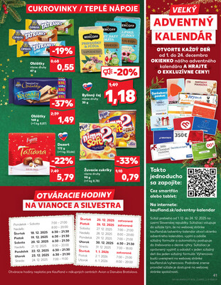 Kaufland 18.12. - 24.12. - Kaufland Bratislava - Podunajské Biskupice