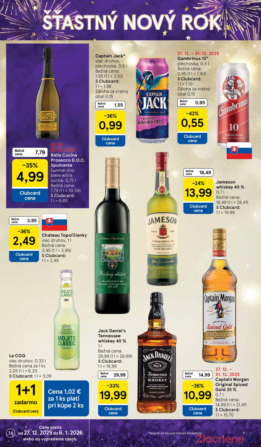 Leták Tesco - Tesco supermarkety od 27.12. do 31.12.2025 - strana 14