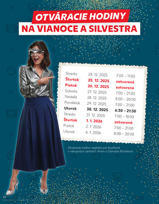 Kaufland 27.12. - 31.12. - Kaufland Trnava - Nová ul.