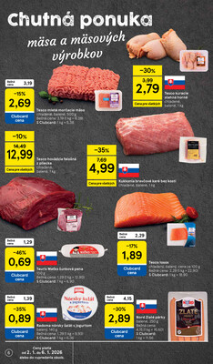 Tesco supermarkety od 2.1. do 6.1.2026