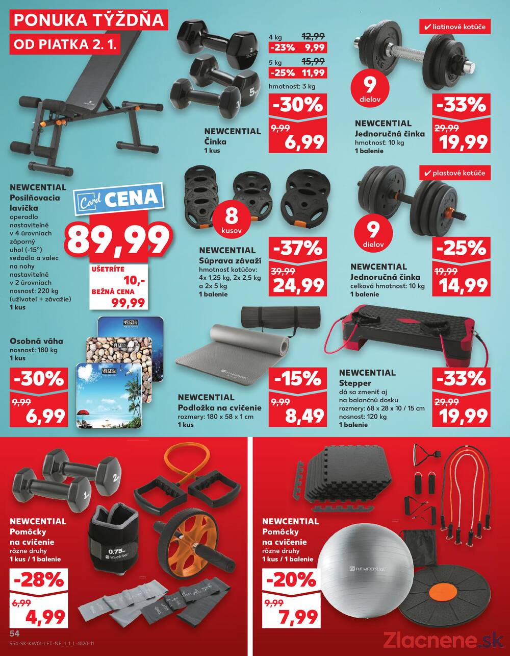 Leták Kaufland - Kaufland 2.1. - 7.1. - Kaufland Zlaté Moravce - strana 54 Leták Kaufland - Kaufland 2.1. - 7.1. - Kaufland Zlaté Moravce - strana 54